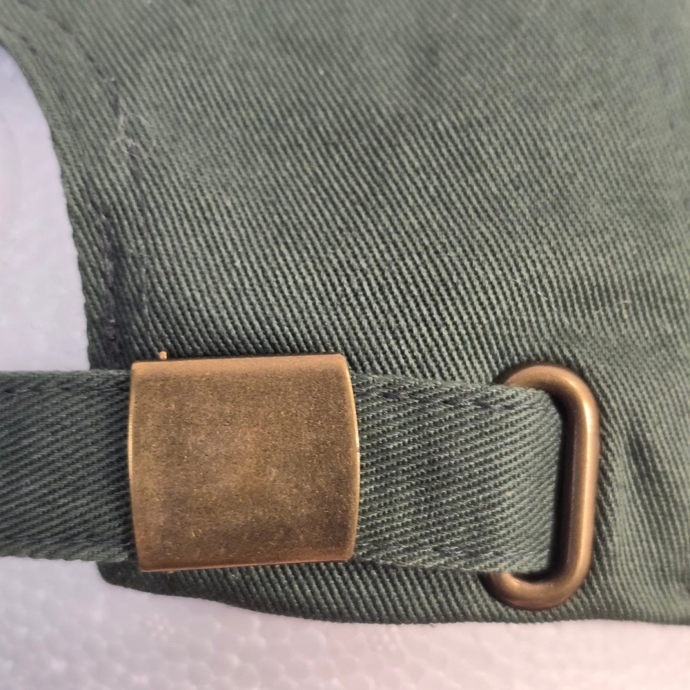 Vans Off The Wall Mens Forest Green Cotton Twill Adjustable Dad Hat Baseball Cap - Picture 7 of 11